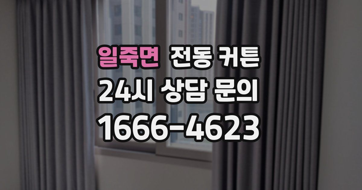 일죽면 전동 커튼