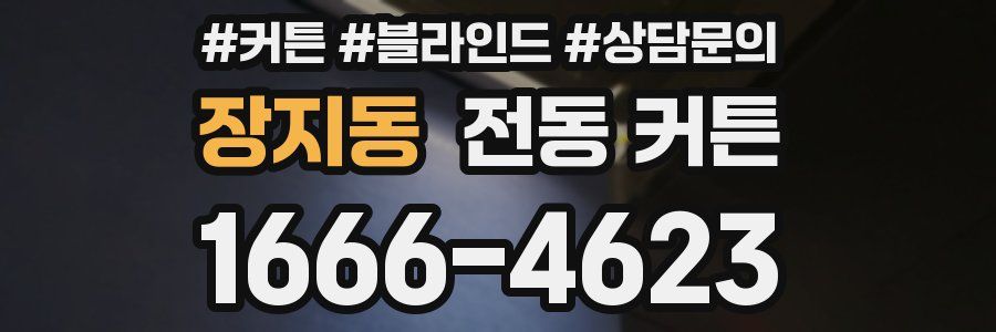 장지동 전동 커튼