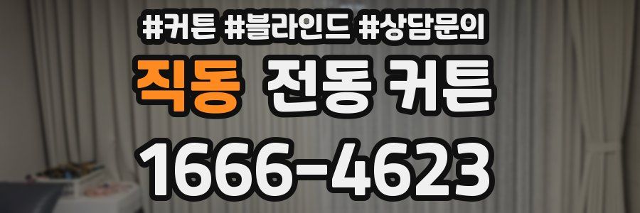 직동 전동 커튼