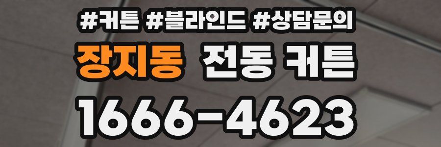 장지동 전동 커튼