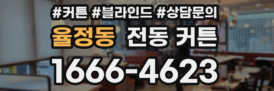 율정동 전동 커튼