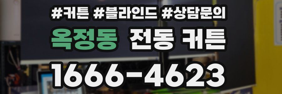 옥정동 전동 커튼