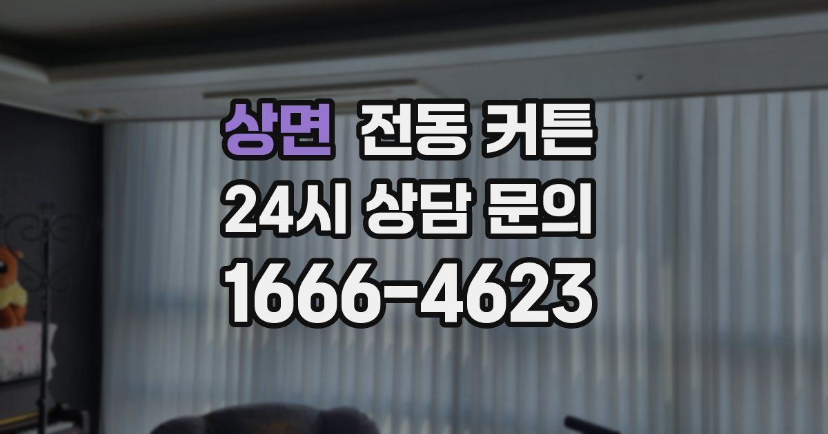 상면 전동 커튼