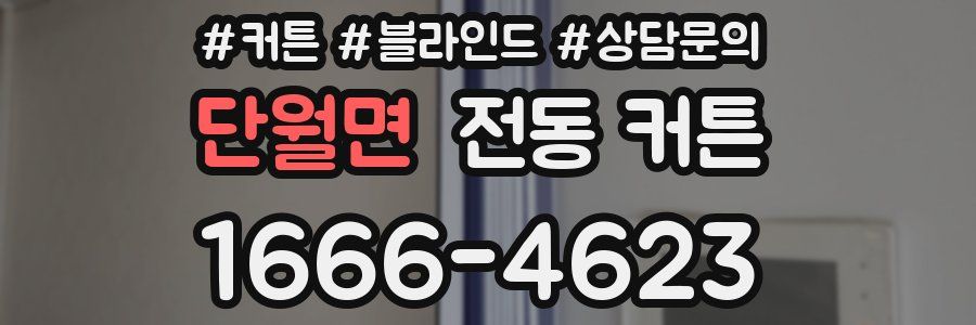 단월면 전동 커튼