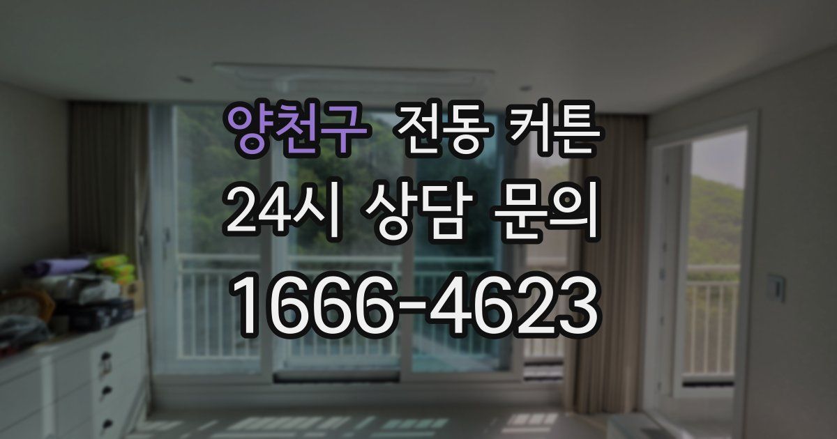 양천구 전동 커튼