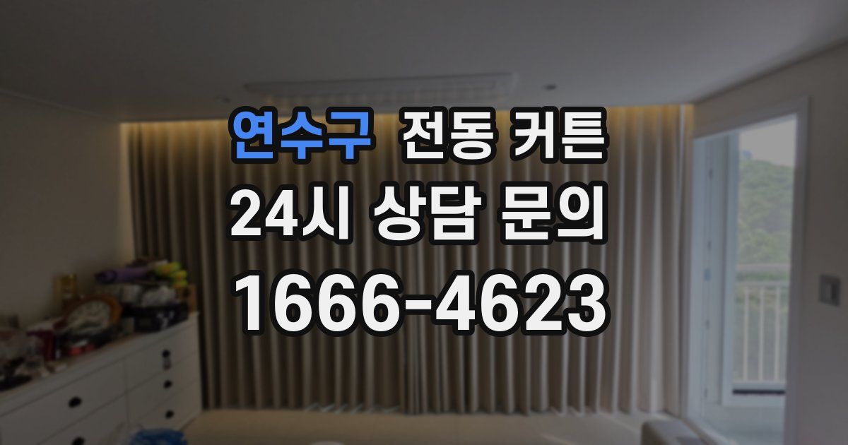 연수구 전동 커튼