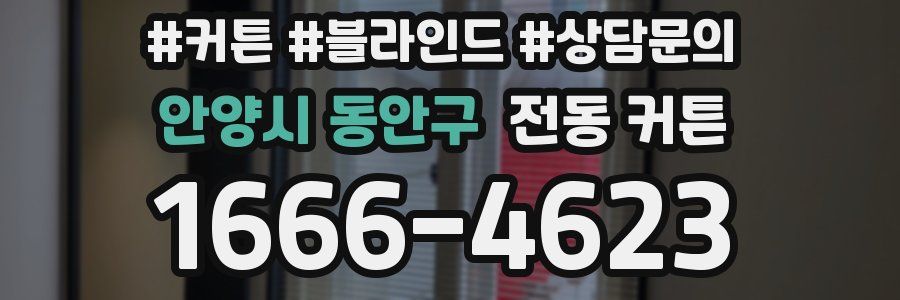 안양시 동안구 전동 커튼