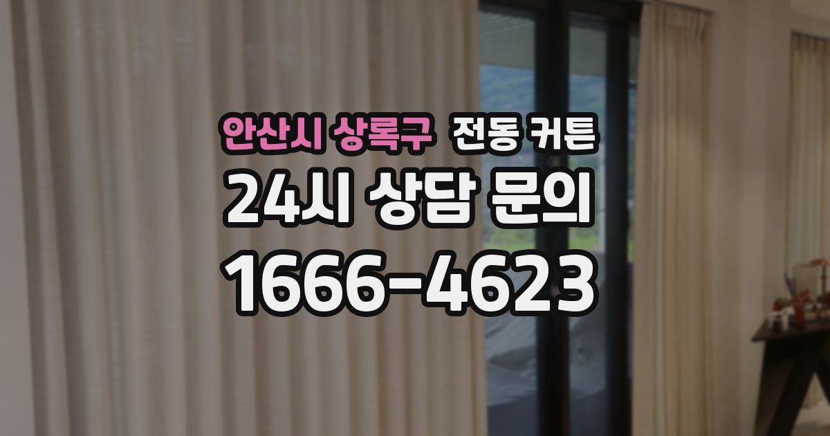 안산시 상록구 전동 커튼