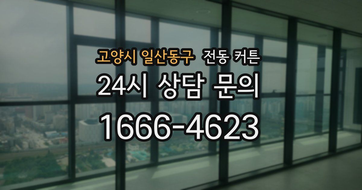 고양시 일산동구 전동 커튼