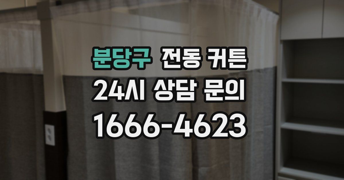 분당구 전동 커튼