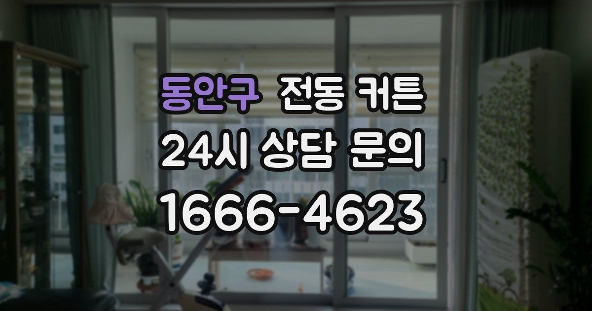 동안구 전동 커튼