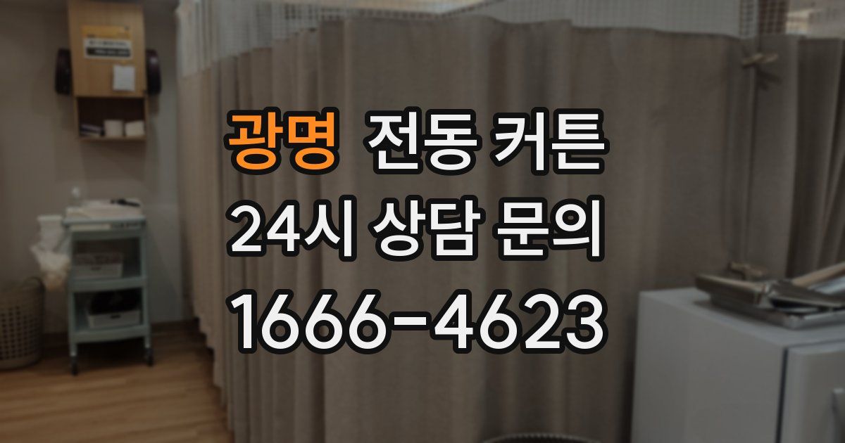 광명 전동 커튼