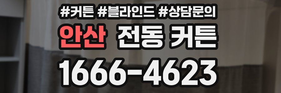 안산 전동 커튼