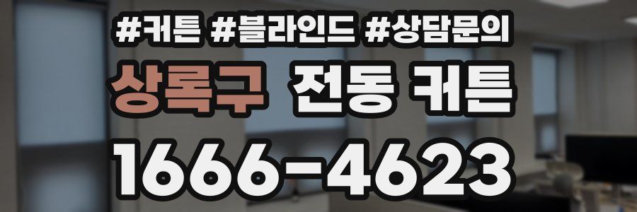 상록구 전동 커튼