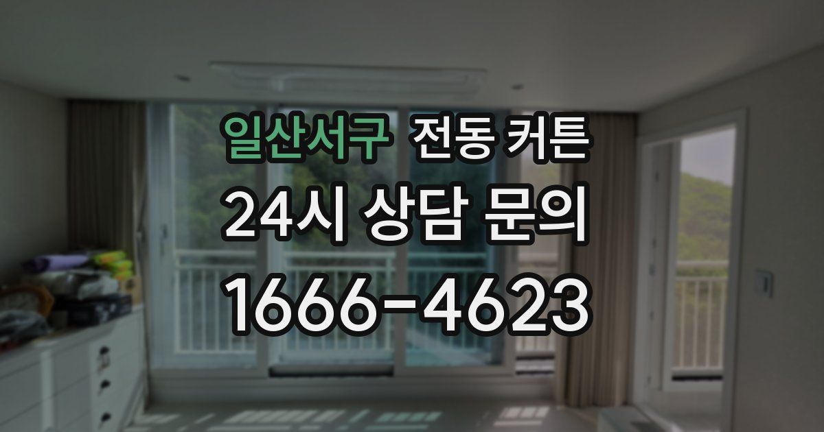 일산서구 전동 커튼