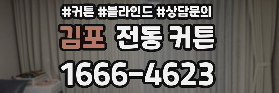 김포 전동 커튼