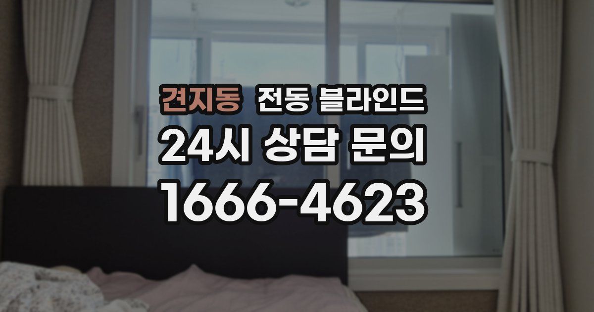 견지동 전동 블라인드