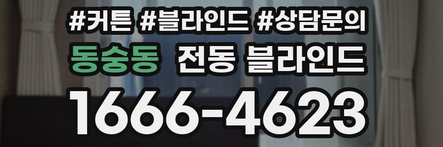 동숭동 전동 블라인드