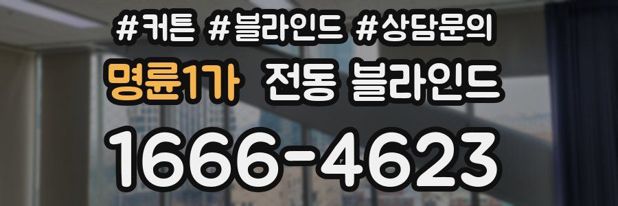 명륜1가 전동 블라인드