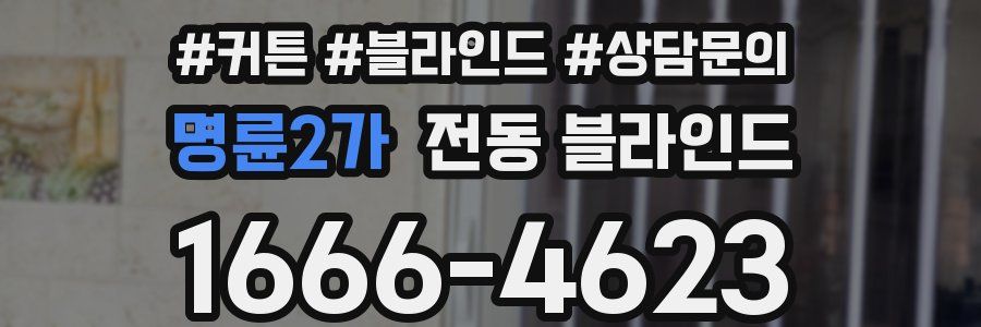 명륜2가 전동 블라인드