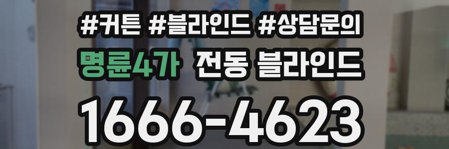 명륜4가 전동 블라인드
