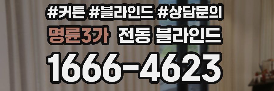 명륜3가 전동 블라인드