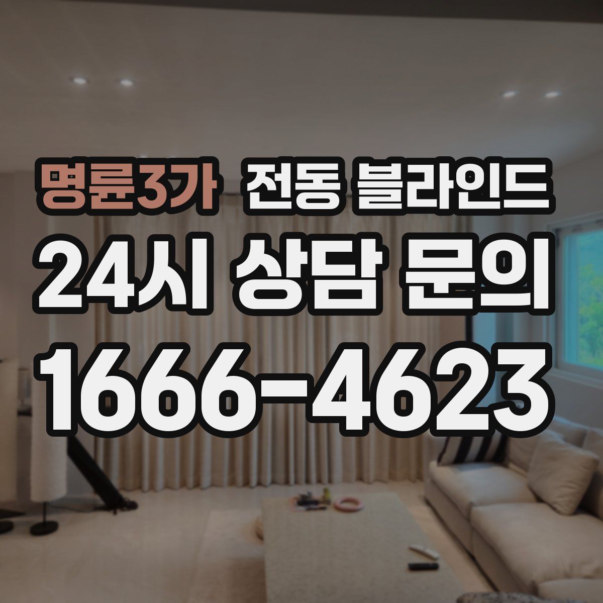 명륜3가 전동 블라인드