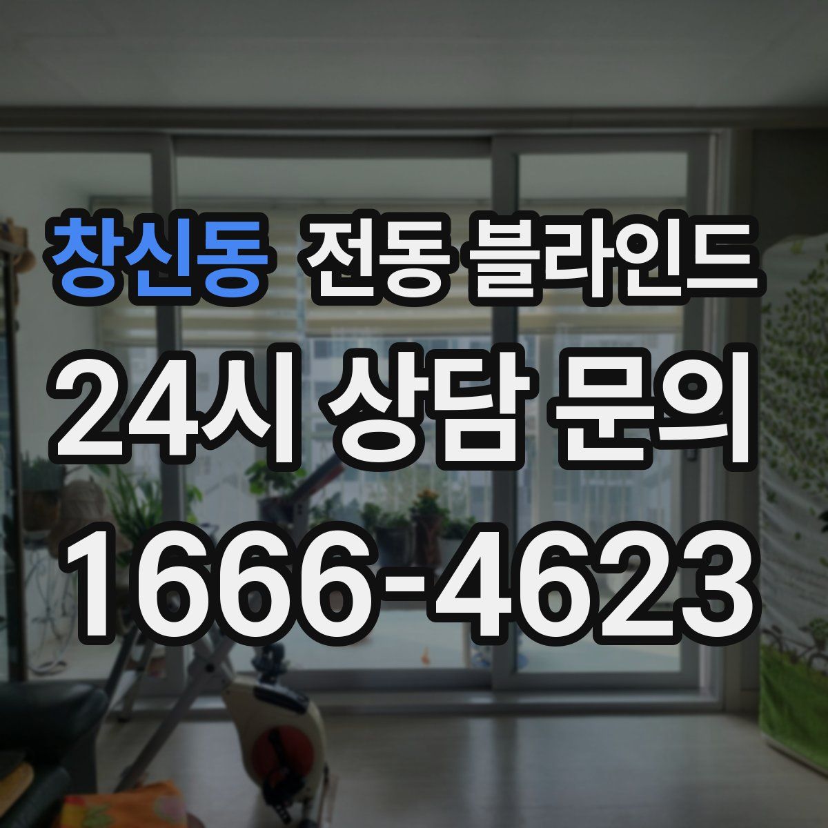 창신동 전동 블라인드