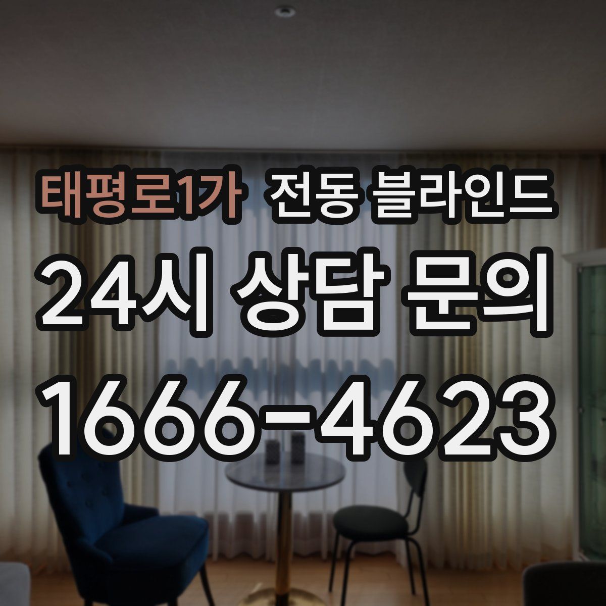태평로1가 전동 블라인드