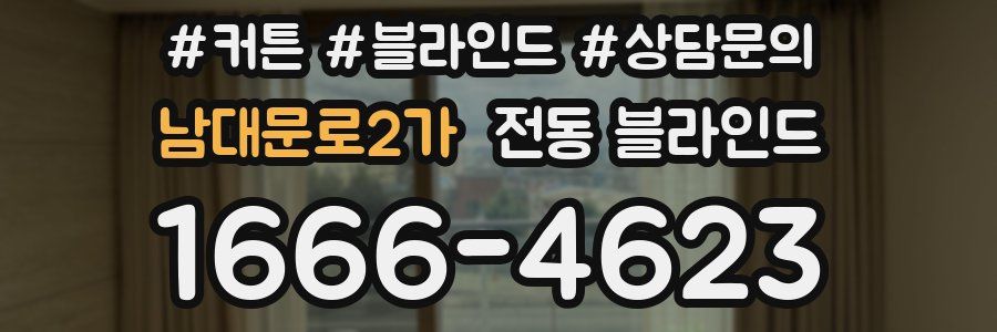 남대문로2가 전동 블라인드
