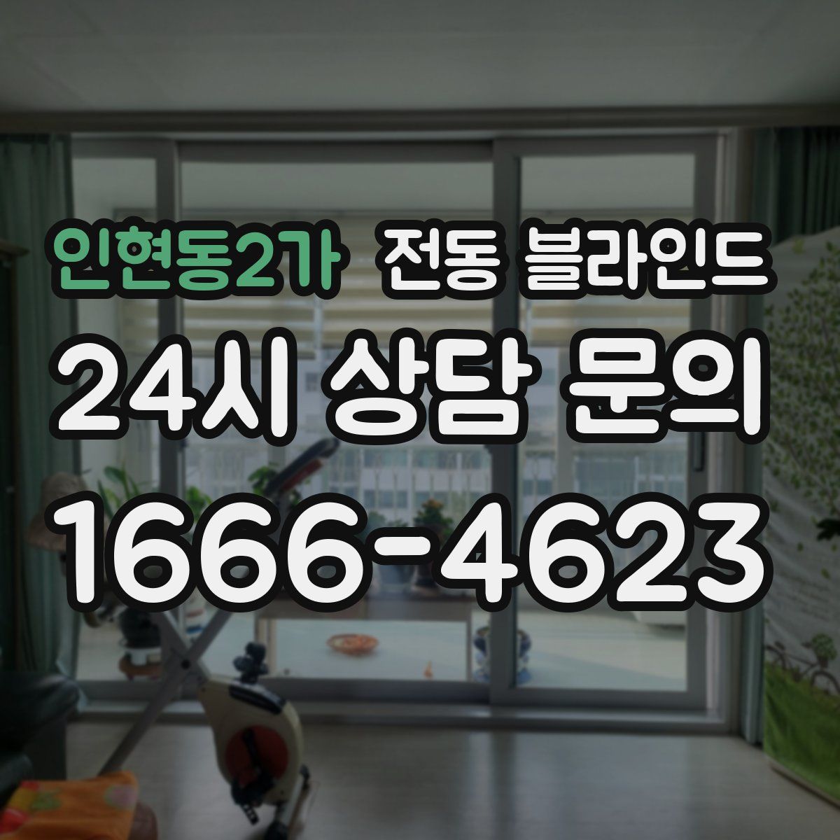 인현동2가 전동 블라인드