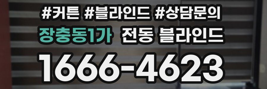장충동1가 전동 블라인드