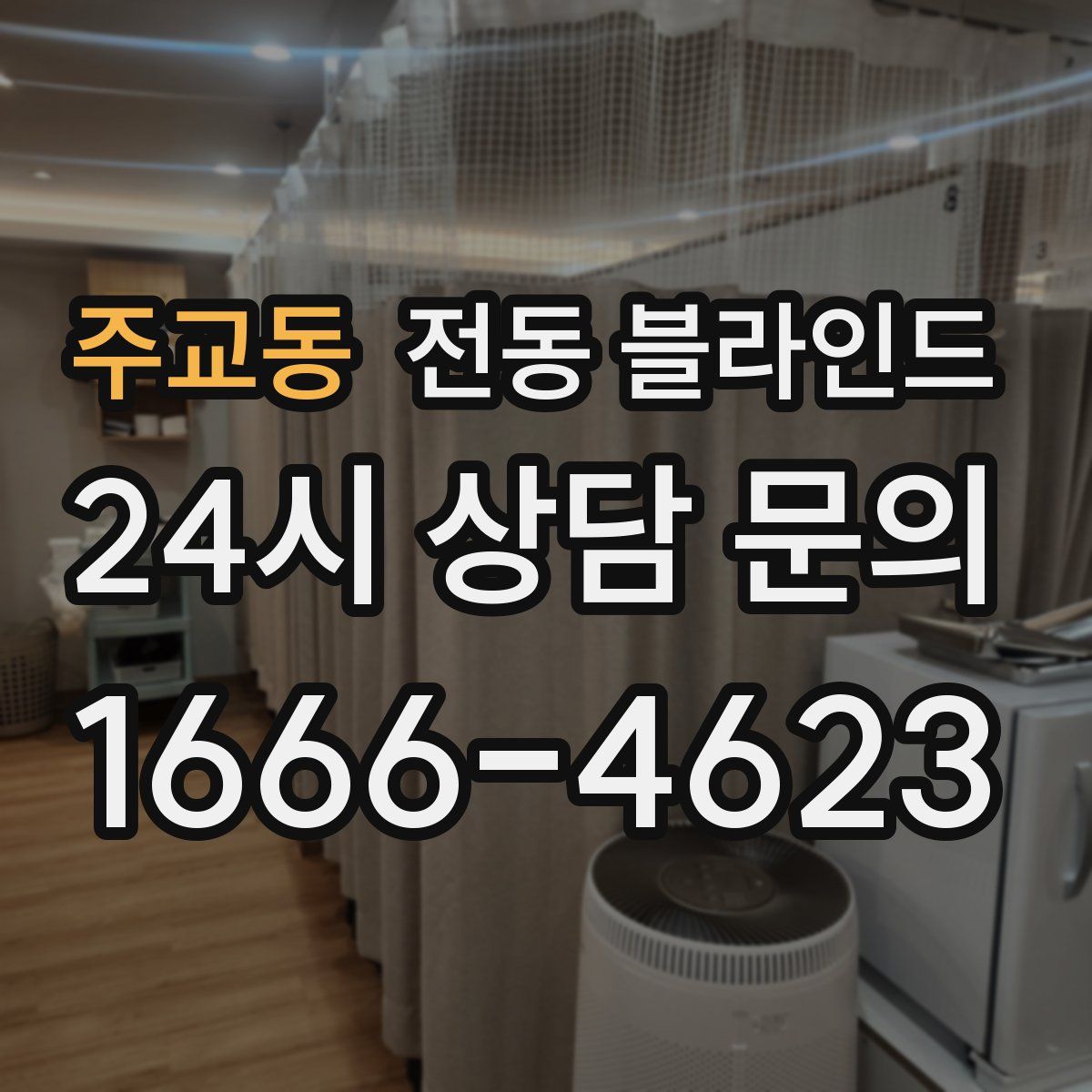 주교동 전동 블라인드