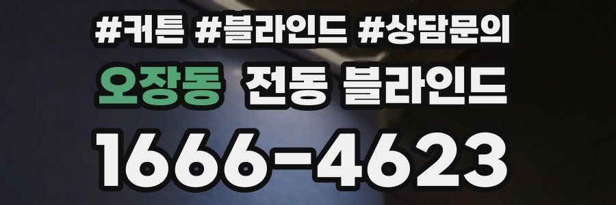오장동 전동 블라인드