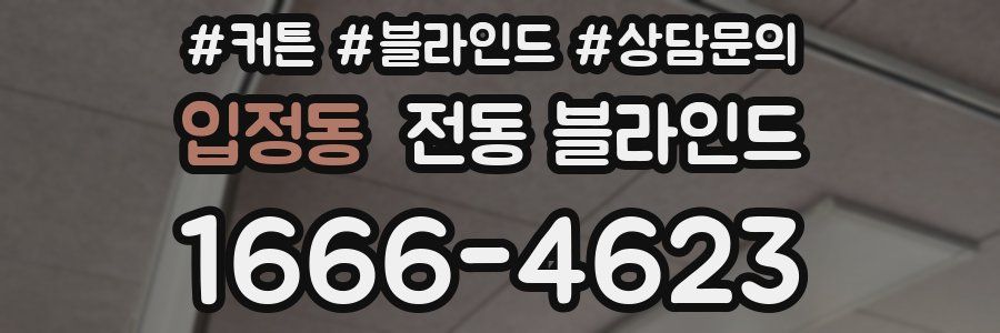 입정동 전동 블라인드