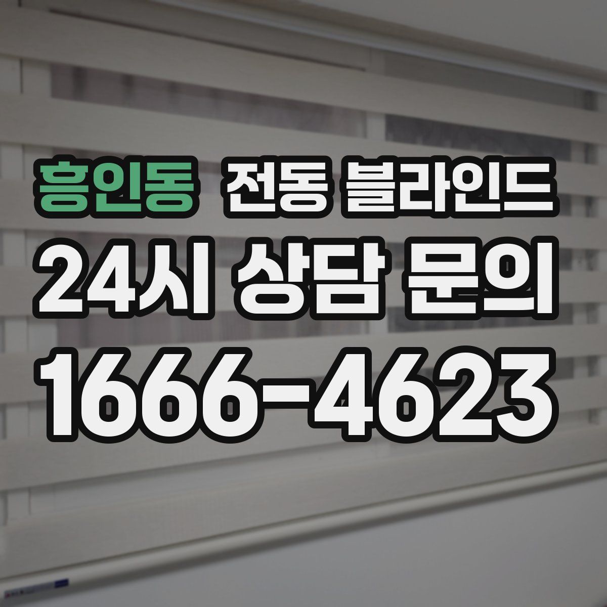 흥인동 전동 블라인드