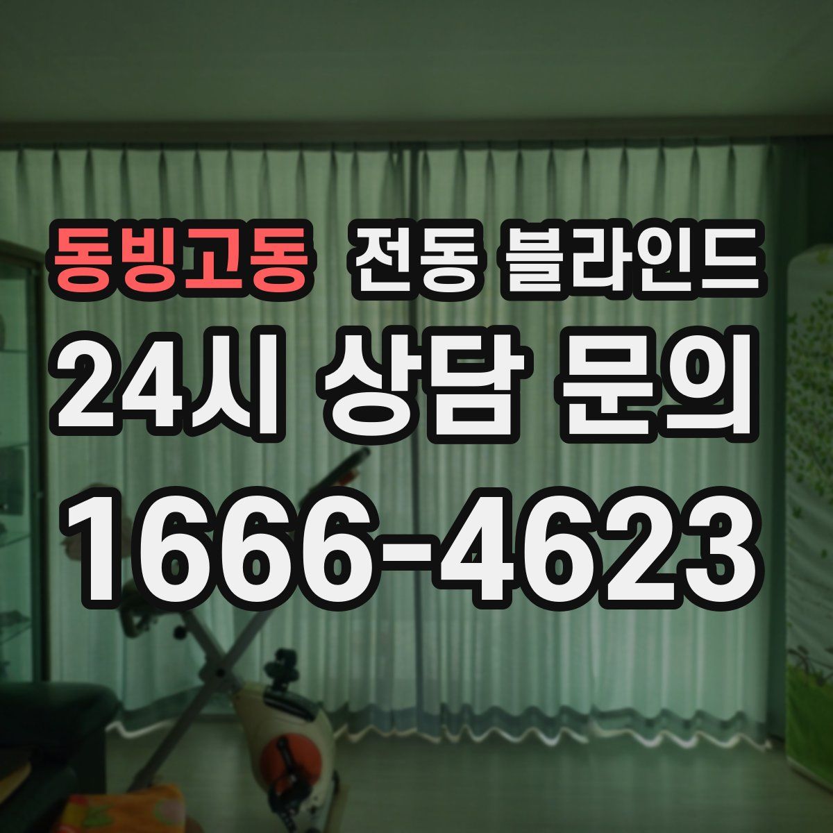 동빙고동 전동 블라인드
