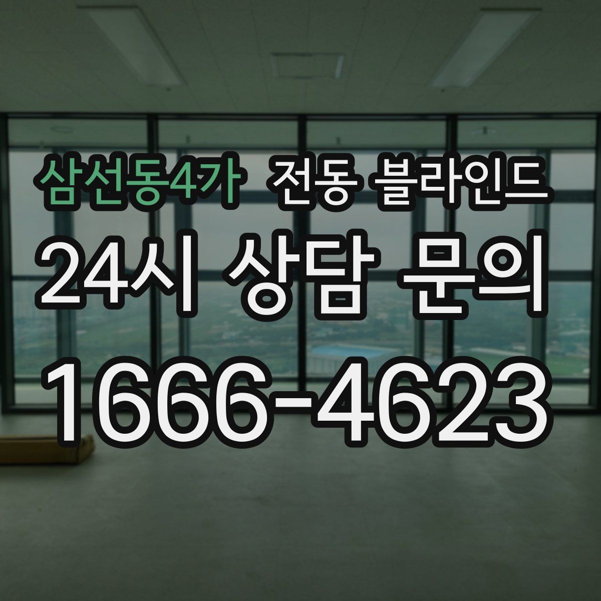 삼선동4가 전동 블라인드