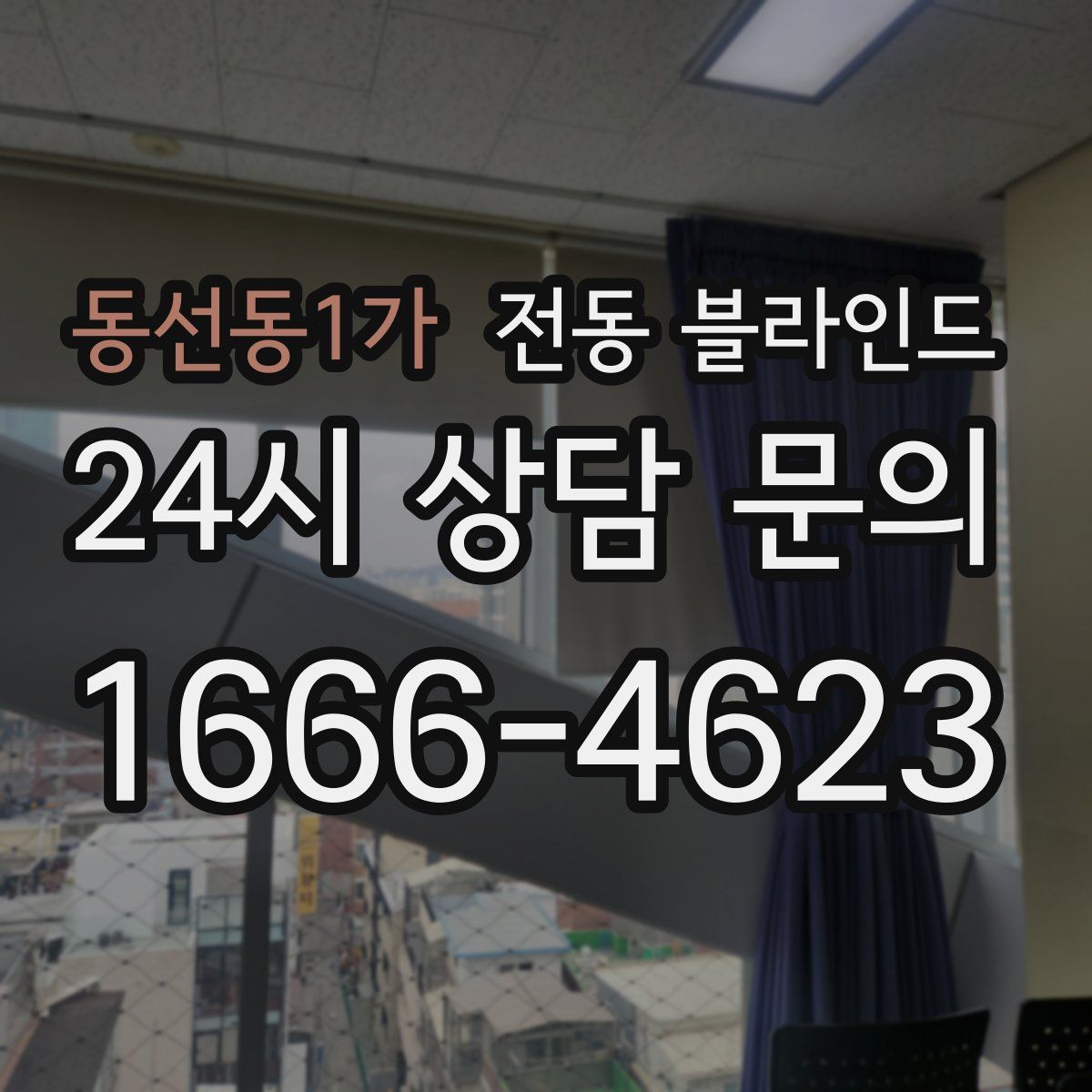 동선동1가 전동 블라인드