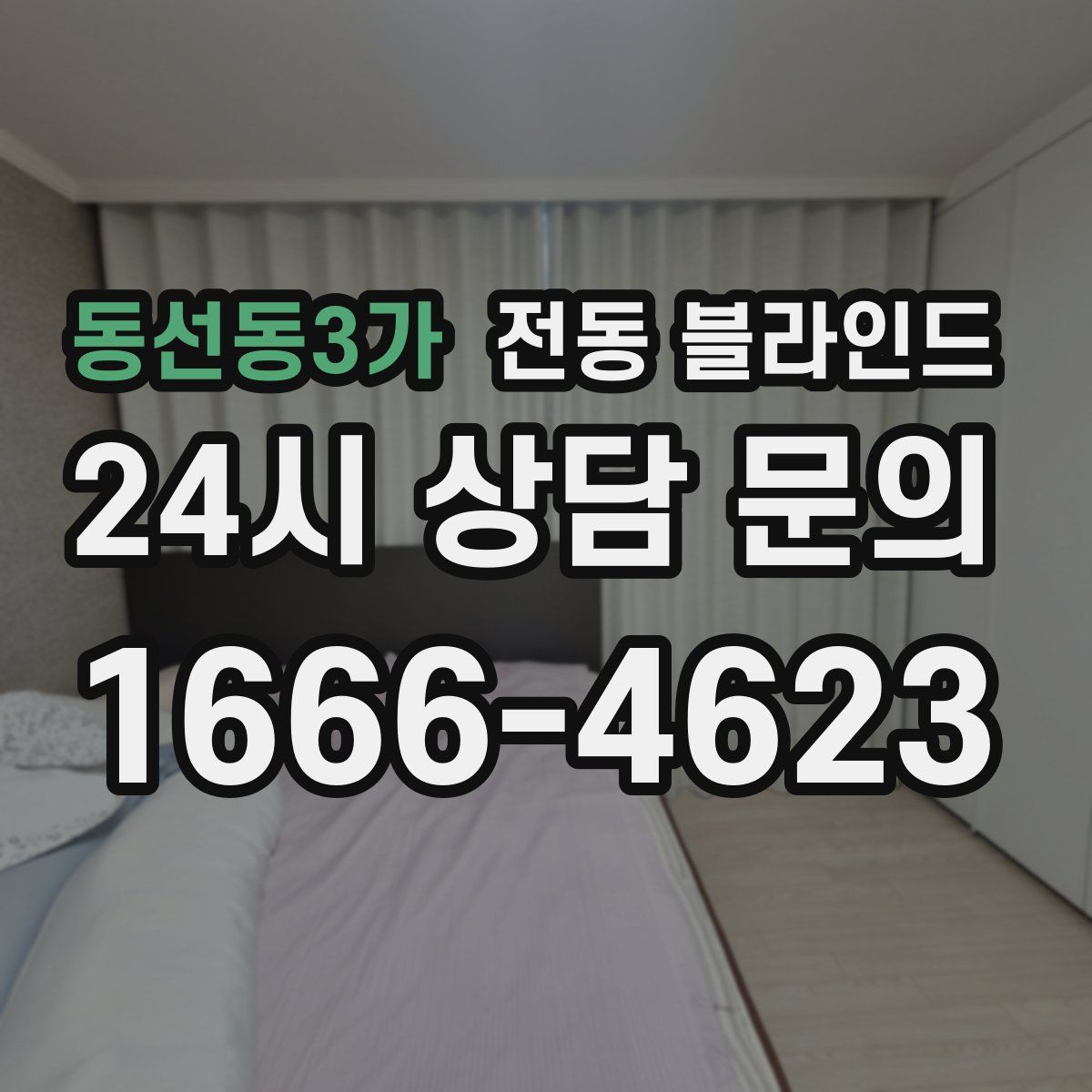 동선동3가 전동 블라인드