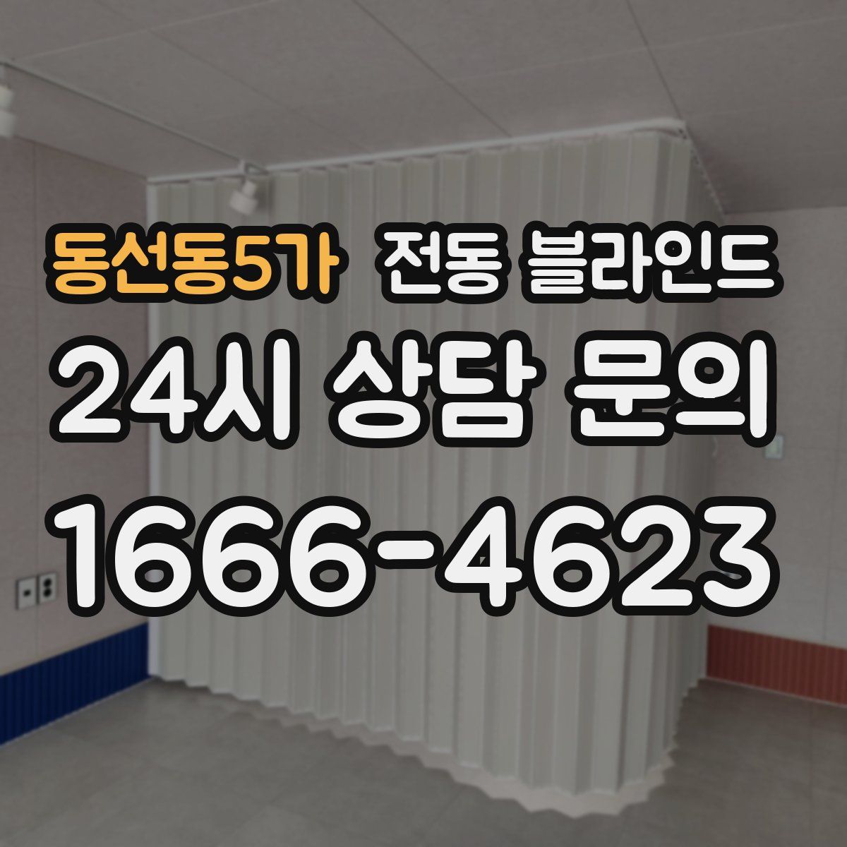 동선동5가 전동 블라인드