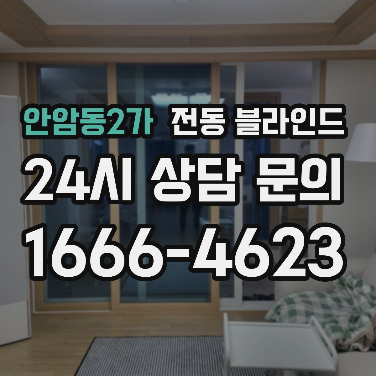 안암동2가 전동 블라인드