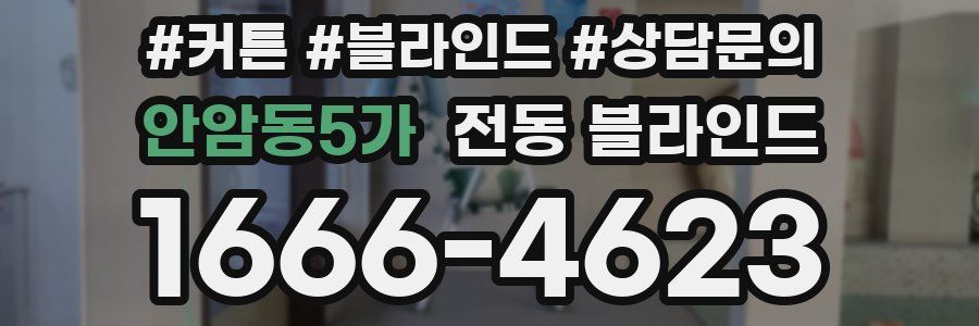 안암동5가 전동 블라인드