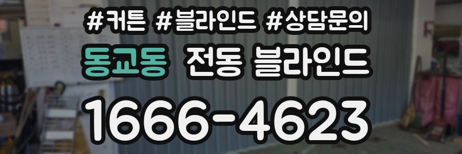 동교동 전동 블라인드