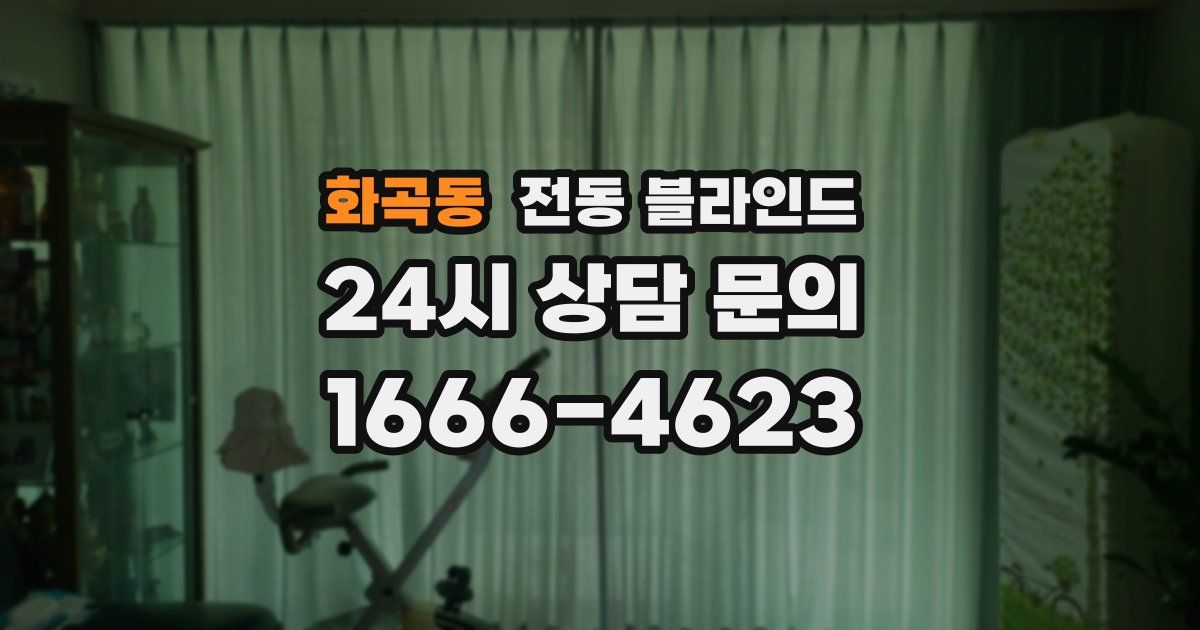 화곡동 전동 블라인드