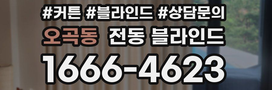 오곡동 전동 블라인드