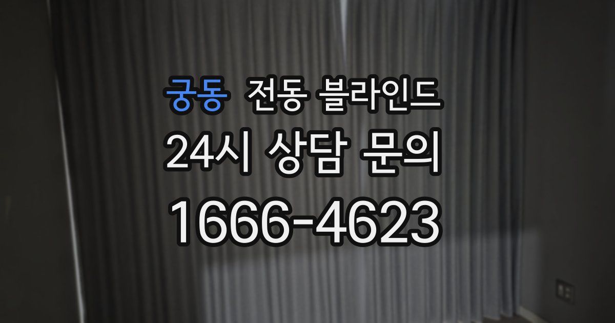 궁동 전동 블라인드