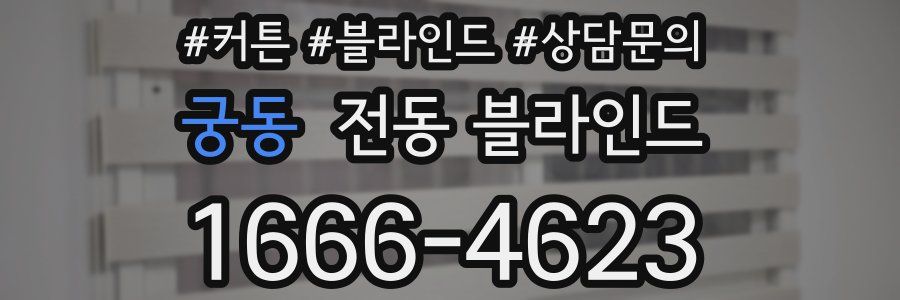 궁동 전동 블라인드