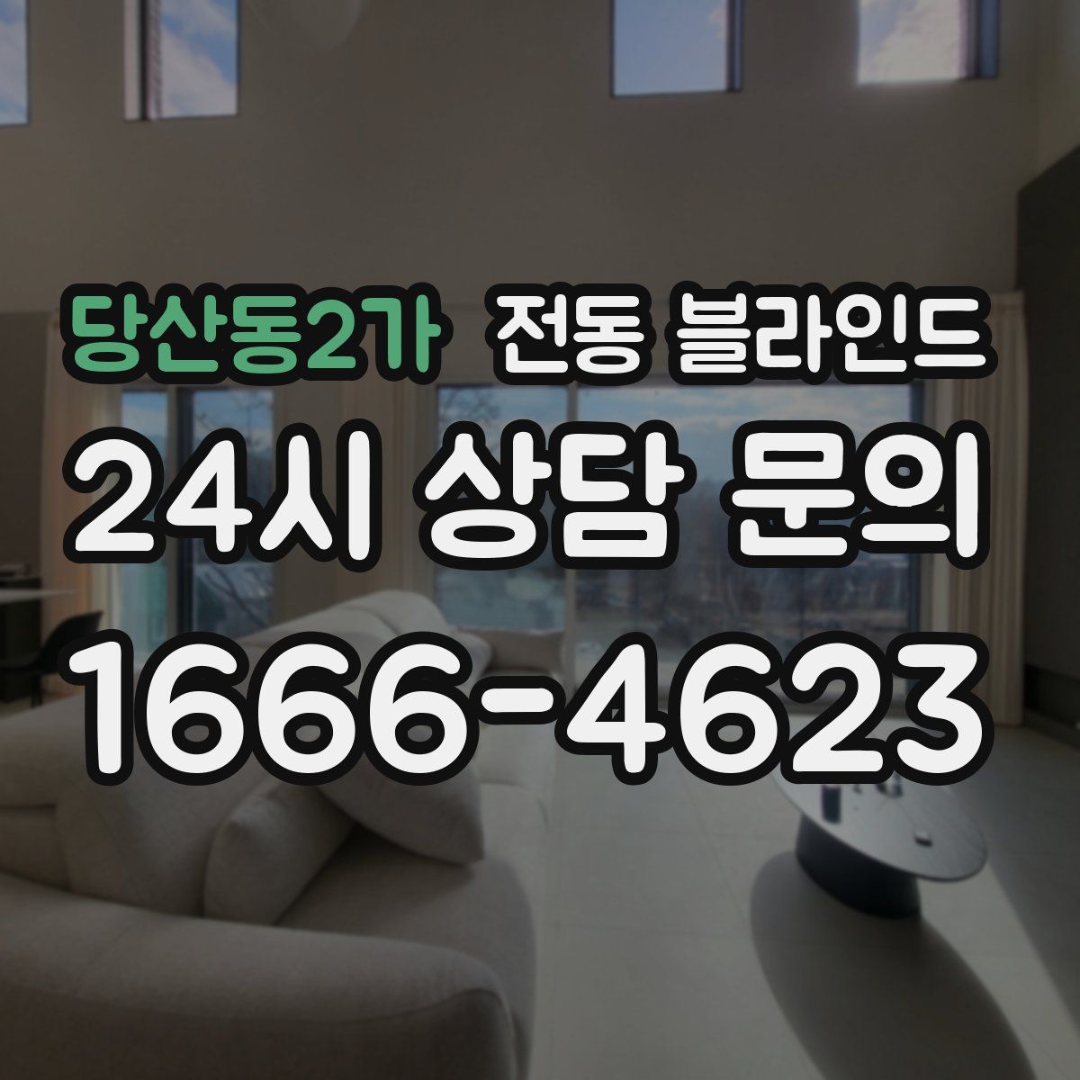 당산동2가 전동 블라인드