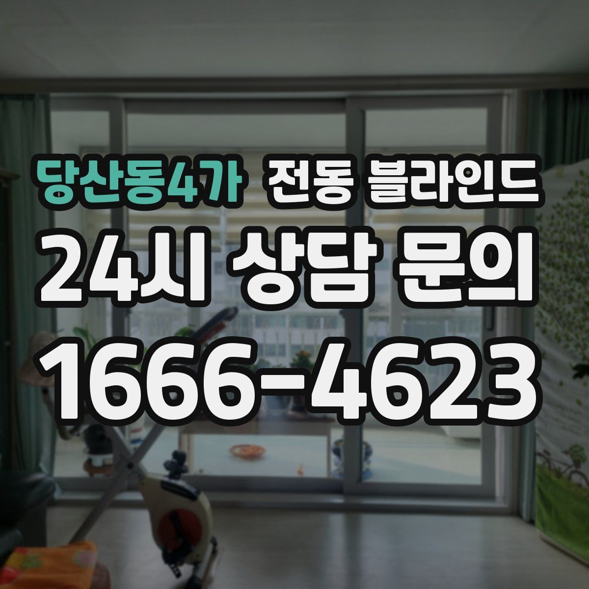 당산동4가 전동 블라인드